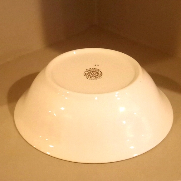 Vintage Universal Cambridge Iris Camwood Ivory- Large Vegetable Bowl - Picture 10 of 12